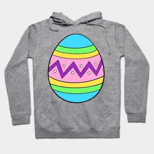 Pastel Zig Zag Easter Egg Hoodie